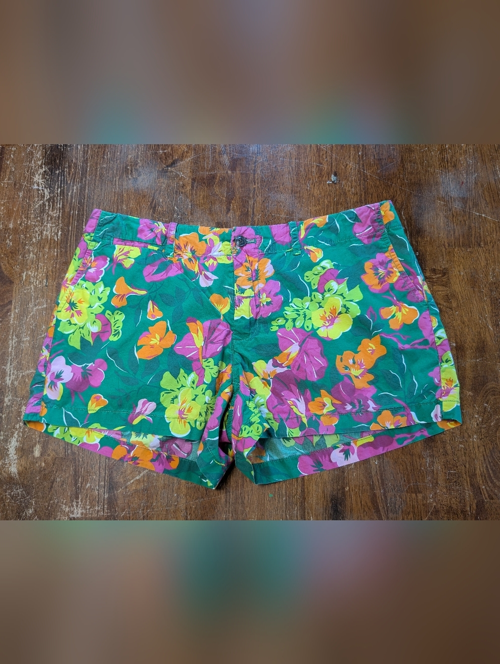 Ralph Lauren Green Floral Women's Shorts